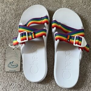 Chaco Chillos Slide Women Progress Pride sandals
